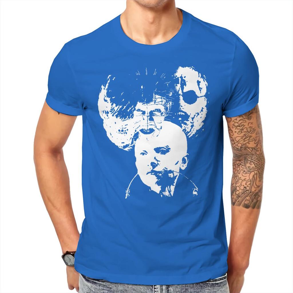 Hellraiser Horror Movie Icons T Shirt Homme Unisexs Tshirt Cotton Unisex Tops
