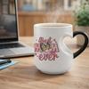 Color Changing Coffee Mug Best Mom Ever Heat-Sensitive Ceramic Cup Reveals Hidden Heart Design Unique Mother's Day Gift for Mom Grandma