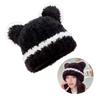Mädchen Bärenmütze Y2K Fellohren Mütze Felliger Bär Geschenke Warme Wintermütze Erwachsene Kinder Fellohren Winter Foto-Requisiten