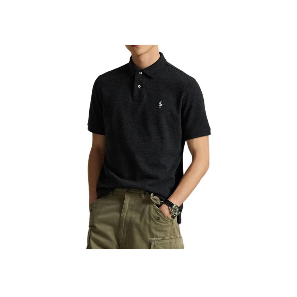 Polo Ralph Lauren Mesh Short Sleeve Ribbed Button Classic Fit Polo Shirt Men tops 710534735-482