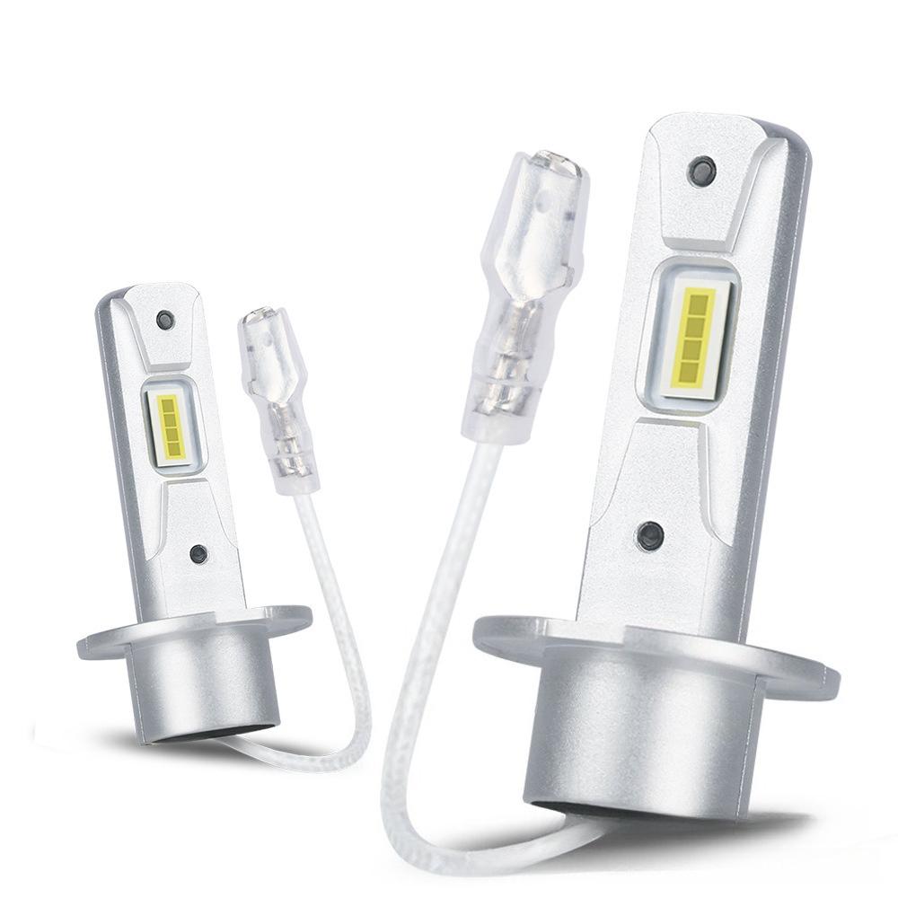 2 Τεμάχια H1 LED Λαμπτήρας Προβολέα H1 LED Canbus H3 LED Φώτα Ομίχλης Χωρίς Ανεμιστήρα Ασύρματο Μίνι Μέγεθος Αυτοκινήτου Λάμπα 12V 6000K Λευκό