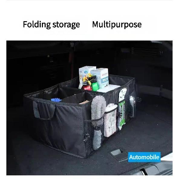 Environmentally Friendly Foldable Large Capacity Car Trunk Storage Box Wear-resistant And Waterproof Suitable For Car SUV Trunk