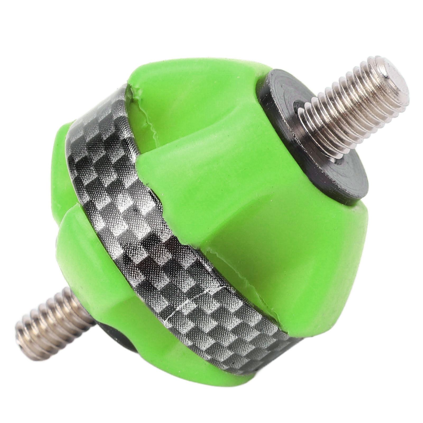 

Rubber Bow Shock Absorbing Ball Portable Compound and Recurve Bow Silencer Damper for Hunting Archery Training зелений