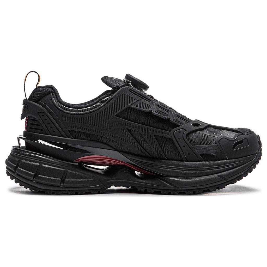 New LiNing Project* Yanxing Anti Slip Wear Resistant Low Top Casual Shoes Women's Black AGLT222-2