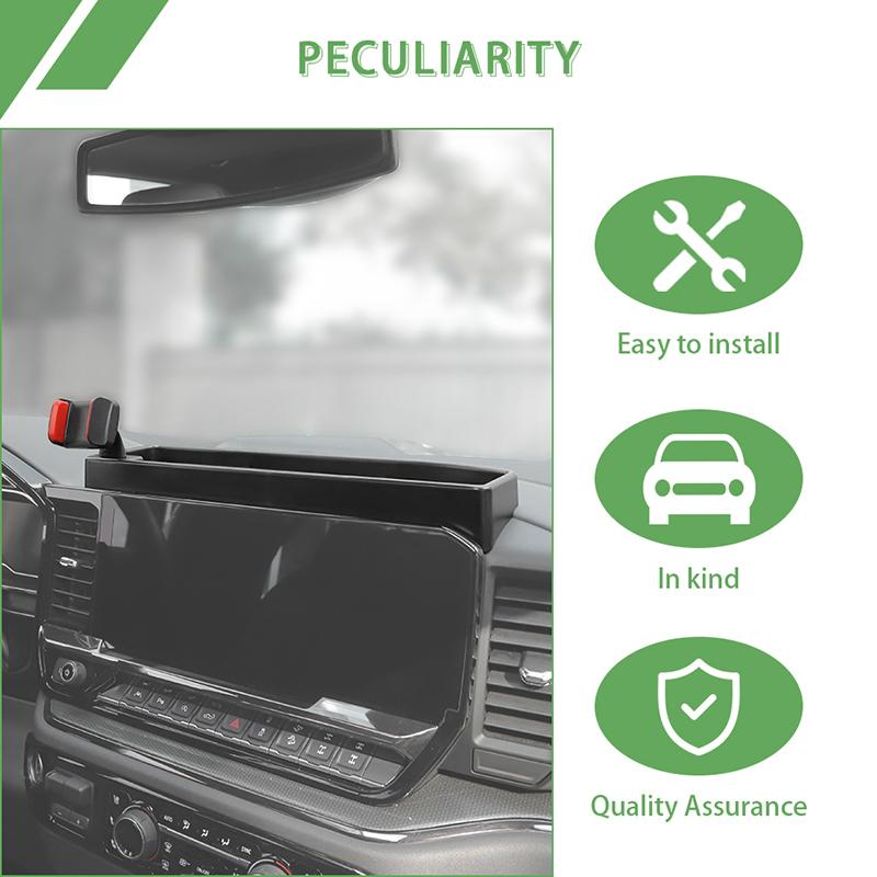 Dashboard Center Console Storage Box Mobile Phone Tablet Bracket Holder Fit For Chevy Silverado 2022 Up Car Accessories