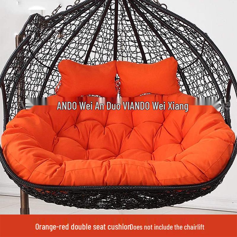 Double Hammock Hanging Chair Cushion - Thick, Washable Rattan Chair Cover for Autumn