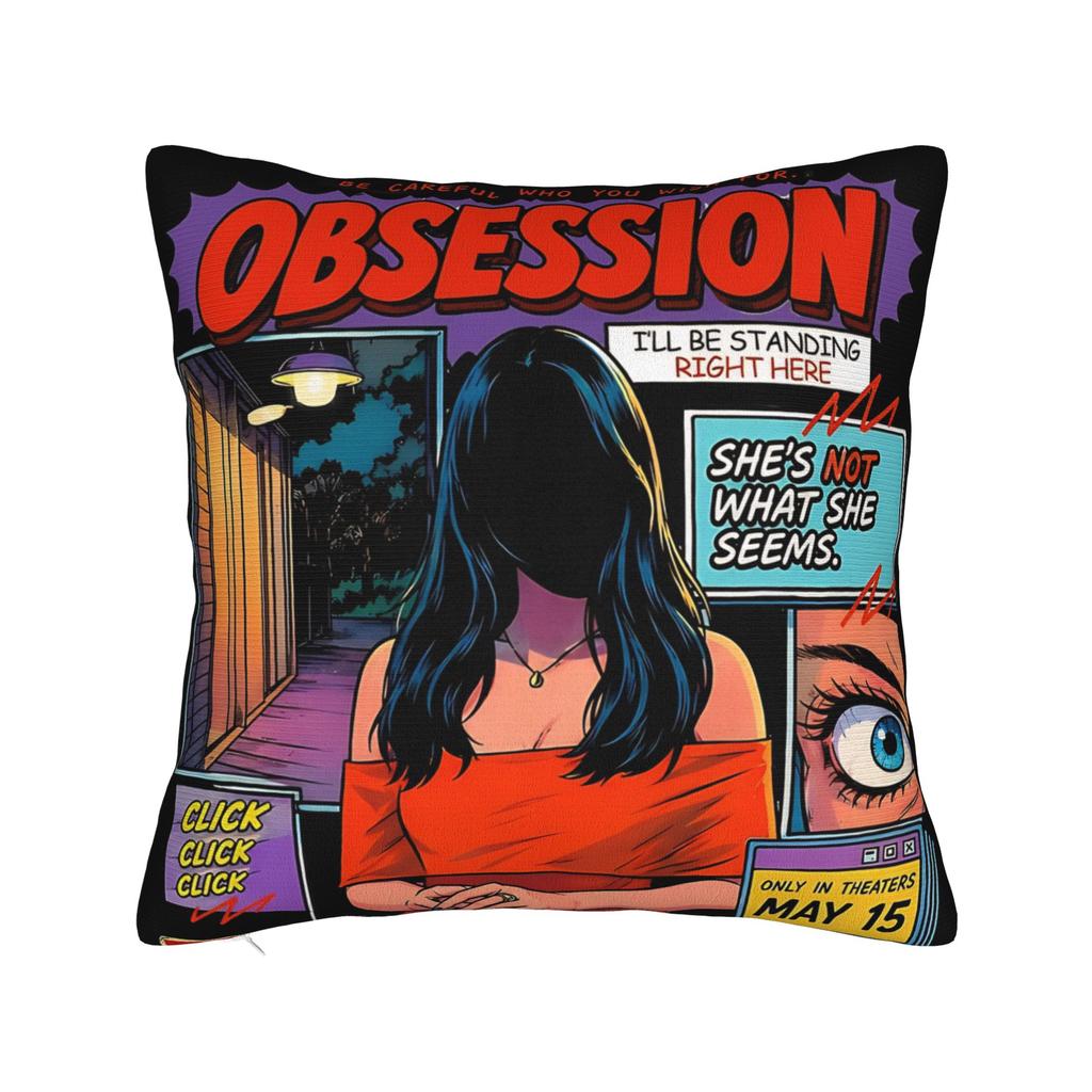 Obsession Movie Pillow Case Fashion Pillow Cover Comfy Pillowcases For Living Room Bed Chair