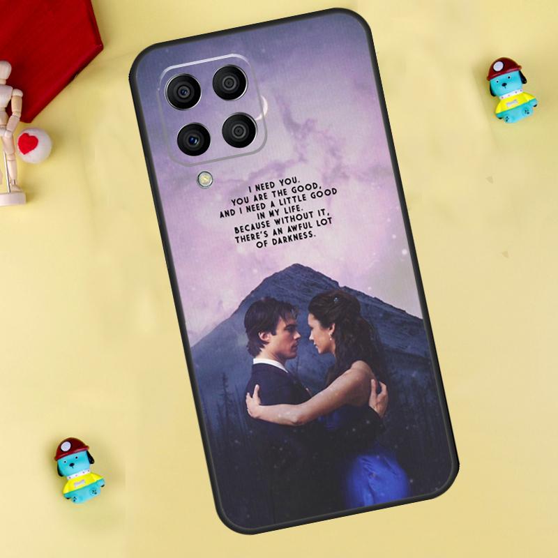 Vampire Diaries Damon Salvatore Case For Samsung Galaxy M55 M14 M34 M54 M32 M52 M15 M11 M12 M13 M06 M16 M36 M56 M31 M53 M35