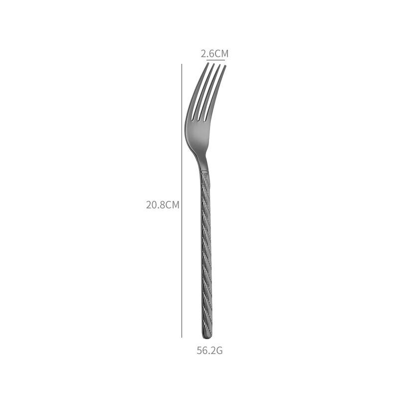 ZISIZ Premium Hemp Rope Texture Cutlery