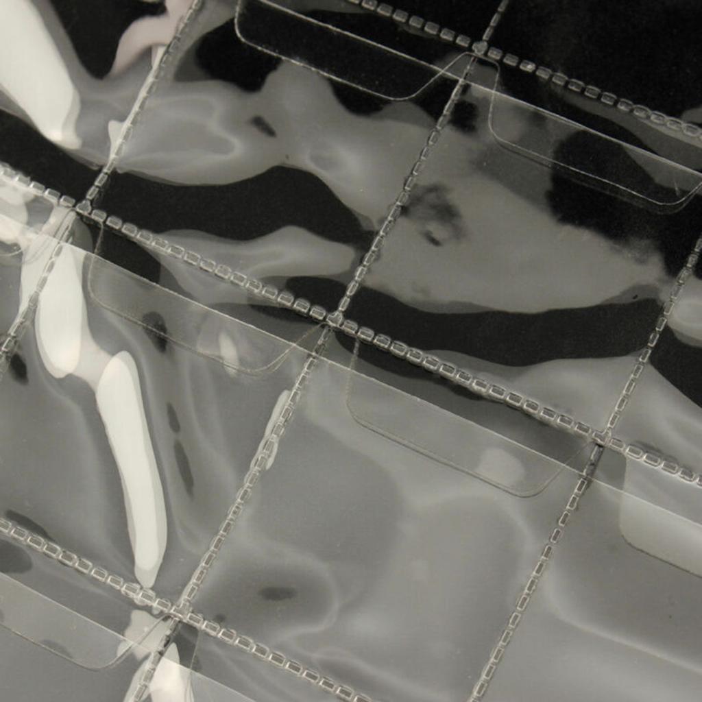 Coin Holder Wallets 10 Pack Clear Plastic Wallets with 42 Pockets for Coins