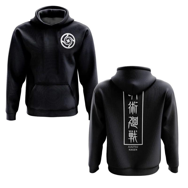Jujutsu Kaisen Satoru Gojo Hoodie 3D All-Over Print Plum Blossom Pattern Men Pullover Hooded Sweatshirt Anime Streetwear Tops