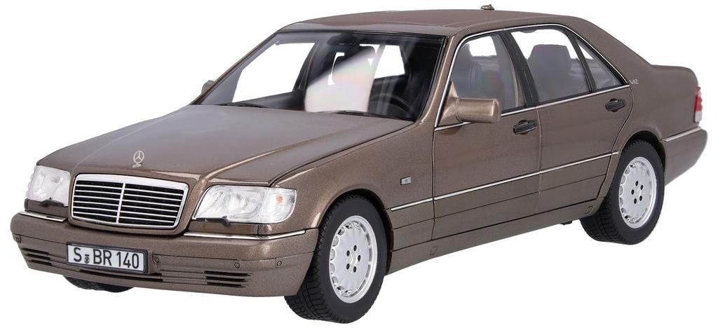 Genuine S 600 W140 Scale Impala Brown [Mercedes-Benz Collection] 1/18