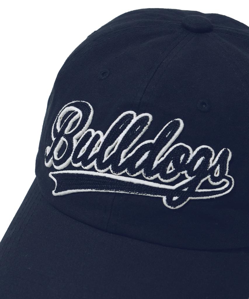YALE Vintage Bulldogs Tail Logo Ball Cap_Navy