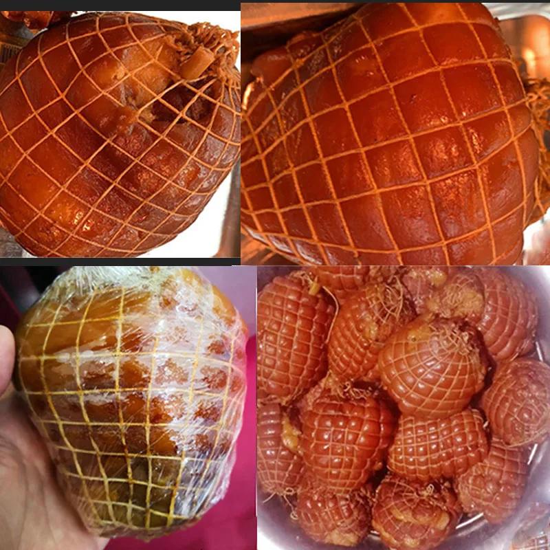 1PC 3/5m Pig elbow net Hot Dog Intestine Packaging Network Elastic ham sausage mesh Meat web roll Kitchen supplies
