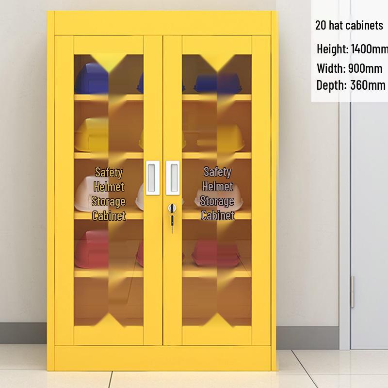 Durable Safety Helmet Storage Cabinet for Construction Sites