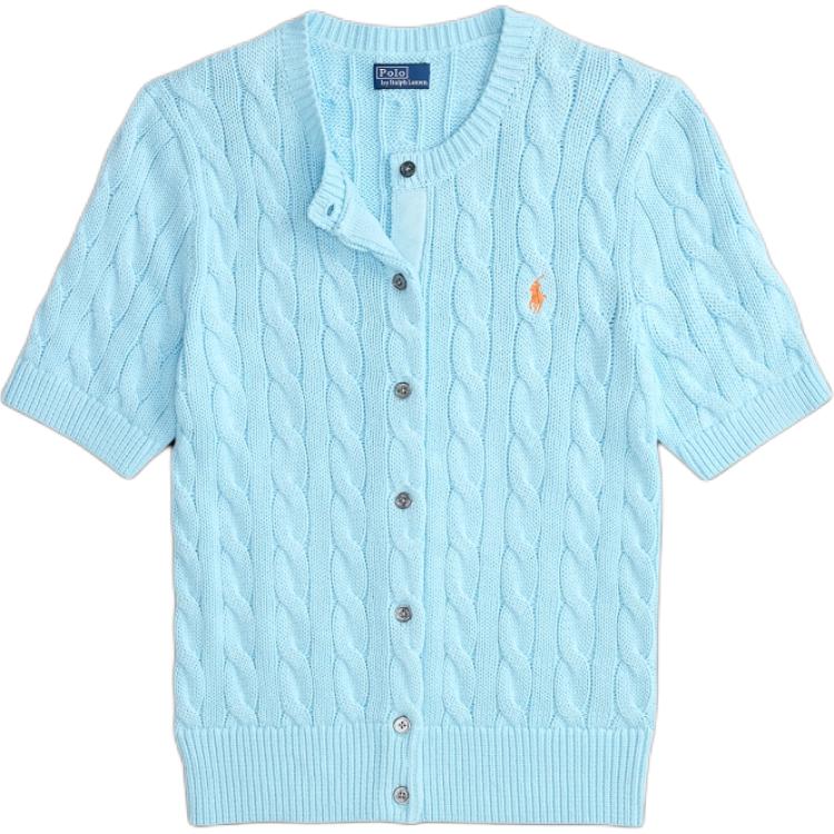 

Кардиган женский Polo Ralph Lauren Slim Fit, вязаный косичкой, WMPOSWENDW20-446 L