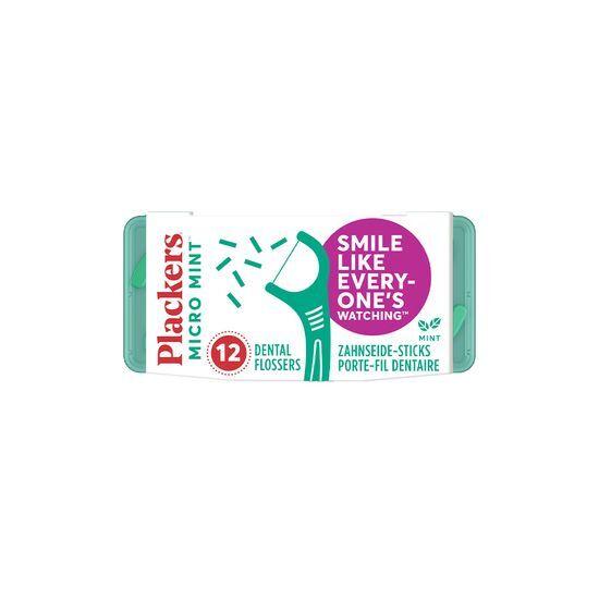 Plackers Micro Mint Travel Case 12-Pack
