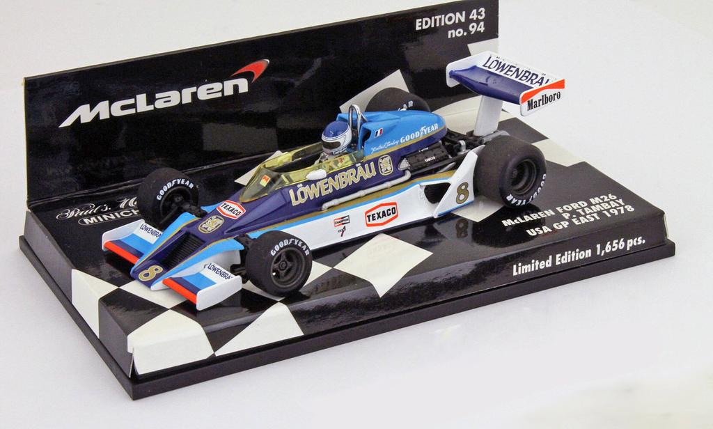 Minichamps DP Ford M26 US Lowenbrau Tann Finished Product 1/43 M. (1978 GP)