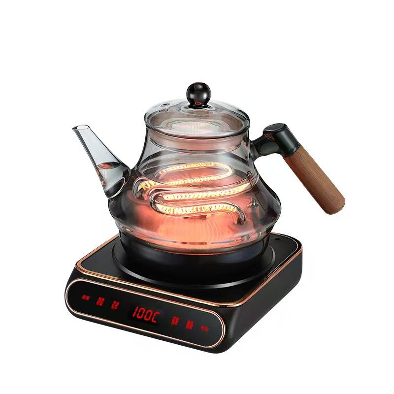 2025 Model Automatic Bottom-Fill Glass Kettle with Infrared Heating and Chlorine Removal