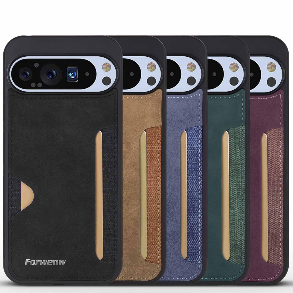 Compatible with Pixel 10 Pro XL integrated card slot phone case, Pixel 9A back cover, iPixel 10 Pro protective case