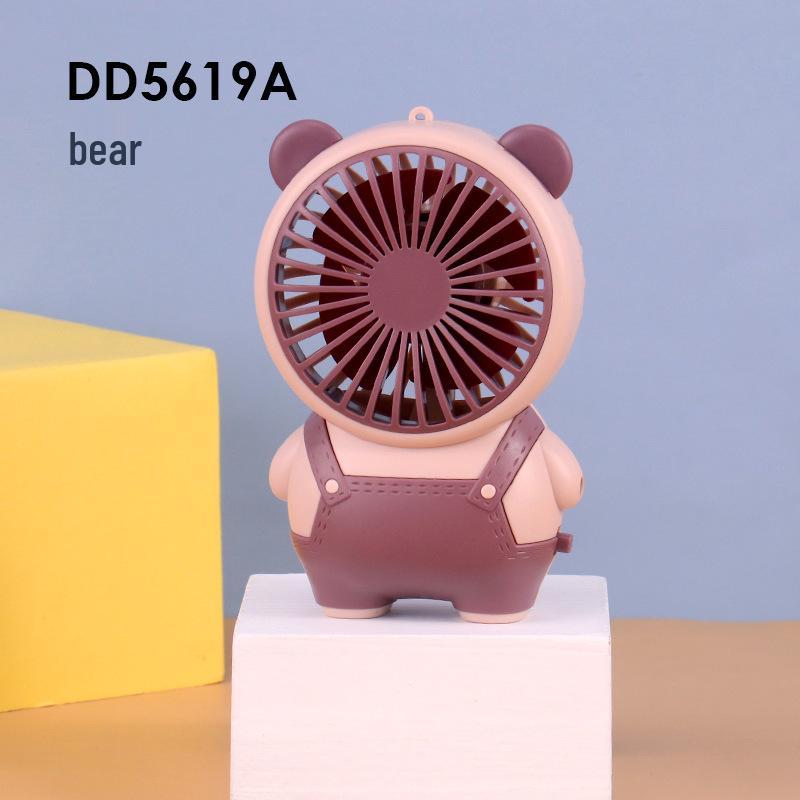 Cartoon USB Handheld Mini Fan: Portable Electric Fan for Kids, Students, and Gifts