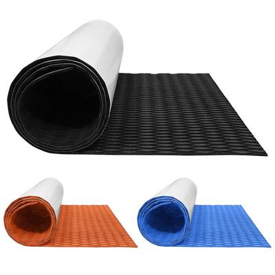 Surf Traction Pad Deck Grip Mat EVA Foam Boat Deck Mat Self-Adhesive Non-Slip Trimmable Sheet For Surfboard RV Yacht Kayak