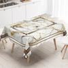 Marble Printed Rectangular Table Cloth 180×140cm Universal Table Cover  Beauty Massage