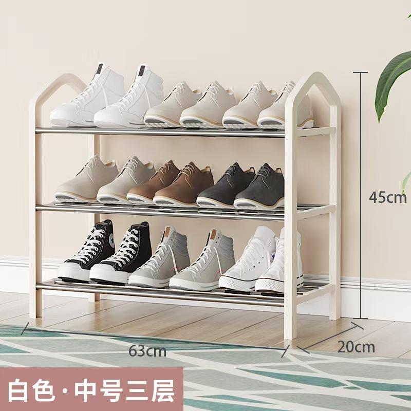 5/4/3 Layers Simple Shoe Rack Dust-proof Storage Shoe Cabinet Multi-layer Assembly Home Door Shoe Shelf Dormitory Organizer Rack
