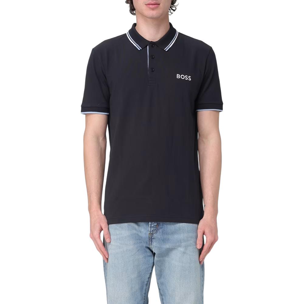 Boss HUGO BOSS Logo Embroidered Short Sleeved Polo Shirt 50469102-408