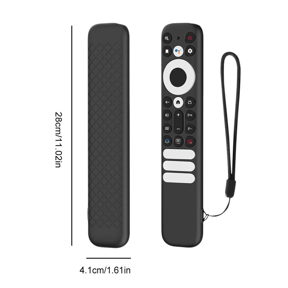 Silicone Protective Case for TCL RC902V Remote Control Smart TV Protective Cover Sleeve For TCL-RC802NU1 Full Package Protective