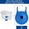 2Pcs Blue Toilet Flapper Replacement Compatible with Gerber 99-788 3 Inch Toilet
