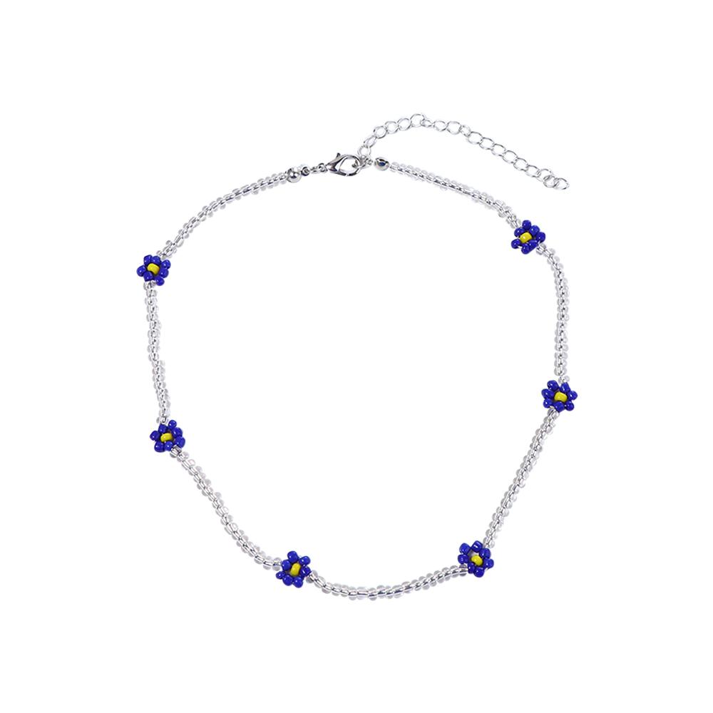 Cute New Women Jewelry Flower Party Necklace Daisy Beaded Chocker