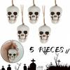 Dripping Skeleton Ornament With Halloween Ornament For Dining Room Porch Theme