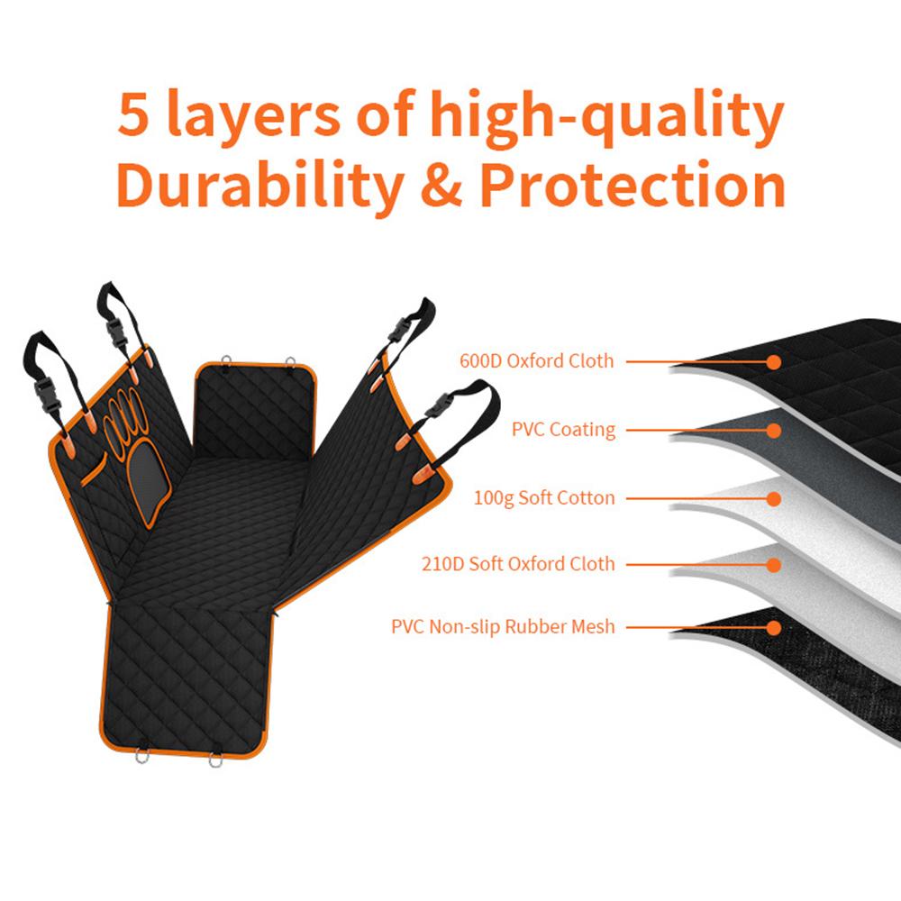 Dog Car Seat Cover Pet Cat Carriers Waterproof Travel Mat Hammock For Small Medium Large Dogs Car Rear Back Protector Safety Pad