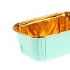 50Pcs Rectangular Aluminum Foil Tin Paper Cup Baking Cup Dessert Box Cake Box