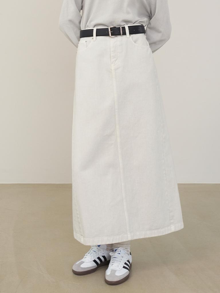 Onaenon Denim Maxi Skirt Nej5Ss253