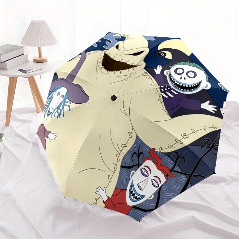 Nightmare Before Christmas Characters Automatic Opening and Closing Umbrella Suitable for all occasion and business umbrella, unisex Umbrella0710071