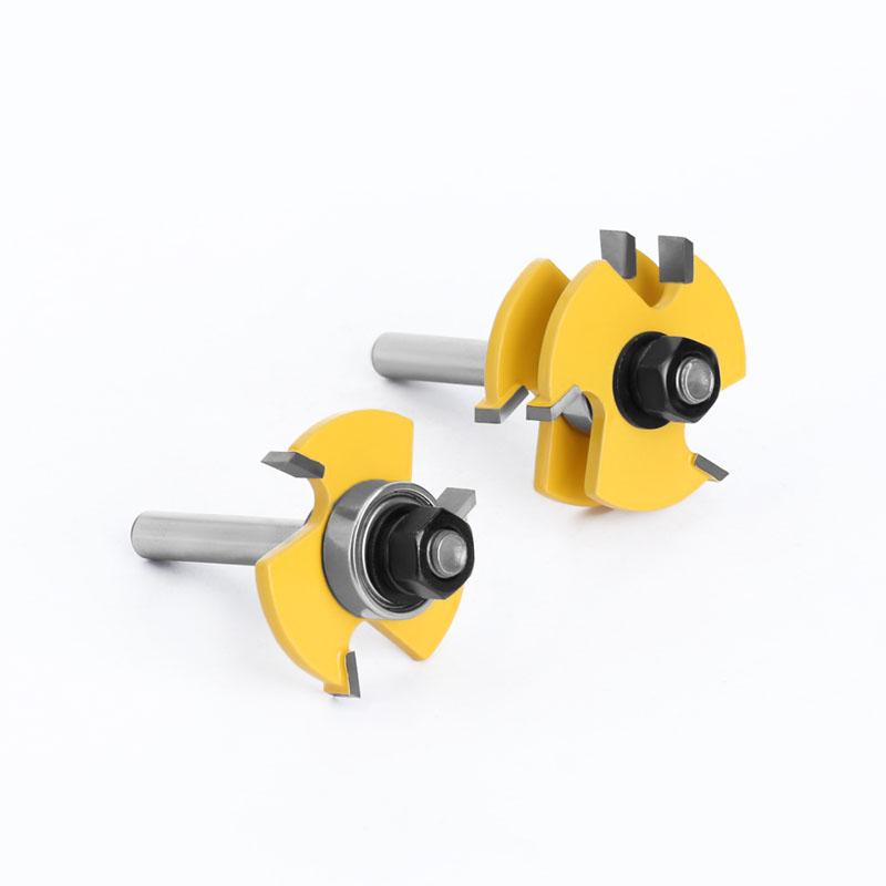 Fréza pro pero a drážku na dřevo Sestavte frézovací bity Frézy s drážkou ve tvaru T pro nástroje na řezání dřeva Dřevo