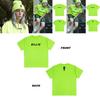 Billie Eilish Print Short Sleeve Crew Neck Tshirt For Women Summer Tops In Fluorescent Green