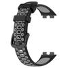Silicone Watch Strap For Huawei Band 10 9 8 Two-Color Breathable Watchband Replacement Bracelet for Huawei Smartband 8 9 10 Belt