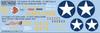 KW172176 US Army of the Pacific Decal 1/72 WW.II B-17E 'Suzy Q' & 'Yankee Diddler'