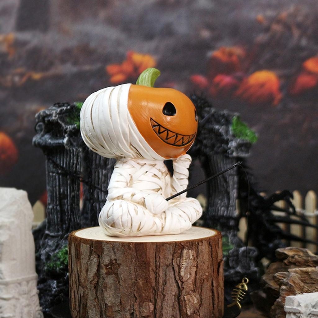 Halloween Bandage Doll Fishing Resin Ornament