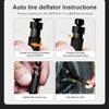 Automatic Tire Deflators Set Of 4 Adjustable Pressure Suitable For Offroad Vehicles Motorcycle Use Includes Valves Caps