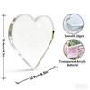 2D Flat, "Happy Anniversary" Heart-Shaped Anniversary Acrylic Desktop Decoration, Romantic Floral Design, Home Decor Plaque Hanging Wall Art Decorativ