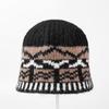 DIMANAF Women Winter Autumn Hat Thick Hat 2025 Fashion Lady Knitted Thick Hat Vintage Floral