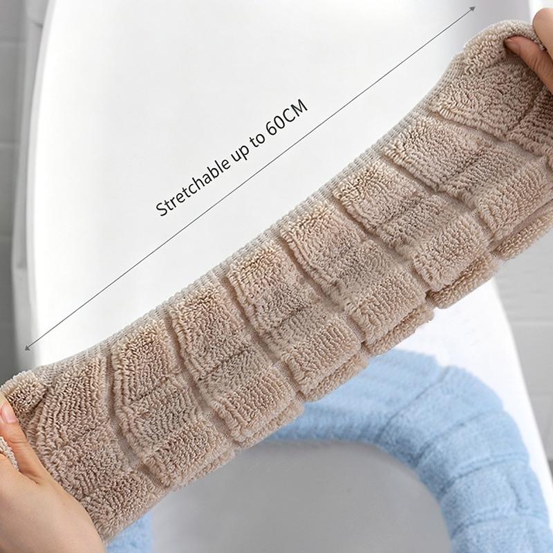 1Pcs Bathroom Toilet Seat Cover Soft Warmer Washable Mat Cover Pad Cushion Seat
