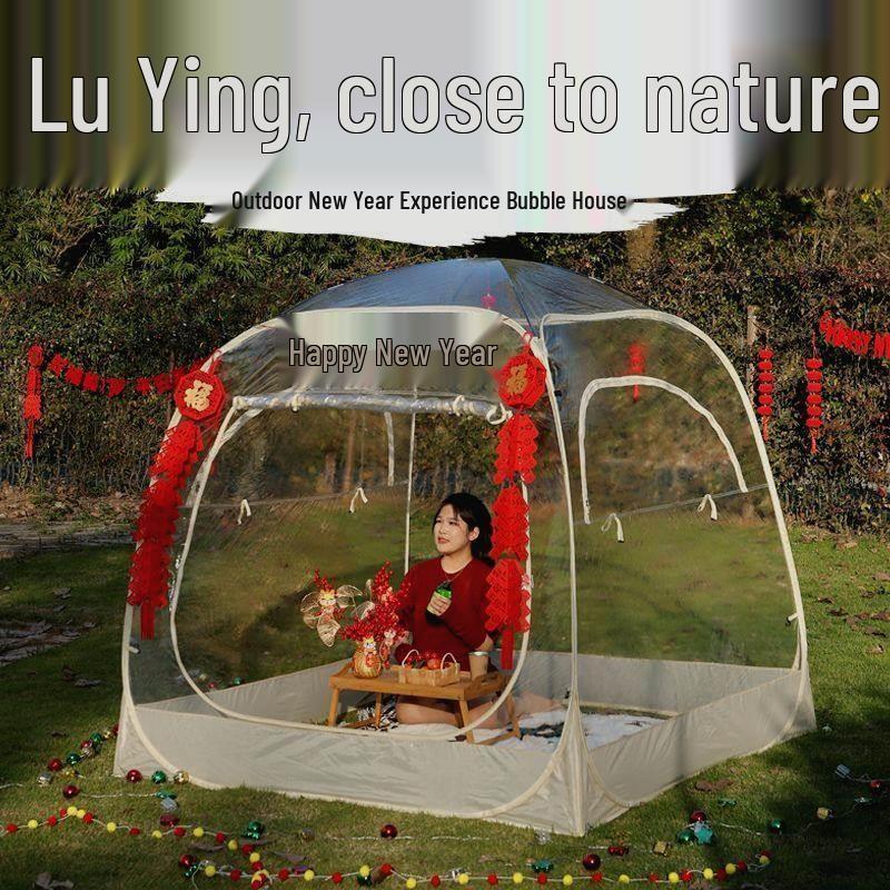 Outdoor Transparent PVC Starry Sky Camping Tent