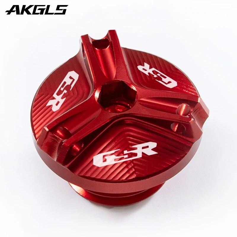 For Suzuki GSR 750 400 600 GSR750 GSR400 GSR600 motorcycle front brake fuel tank cap and engine oil filler cap accessories