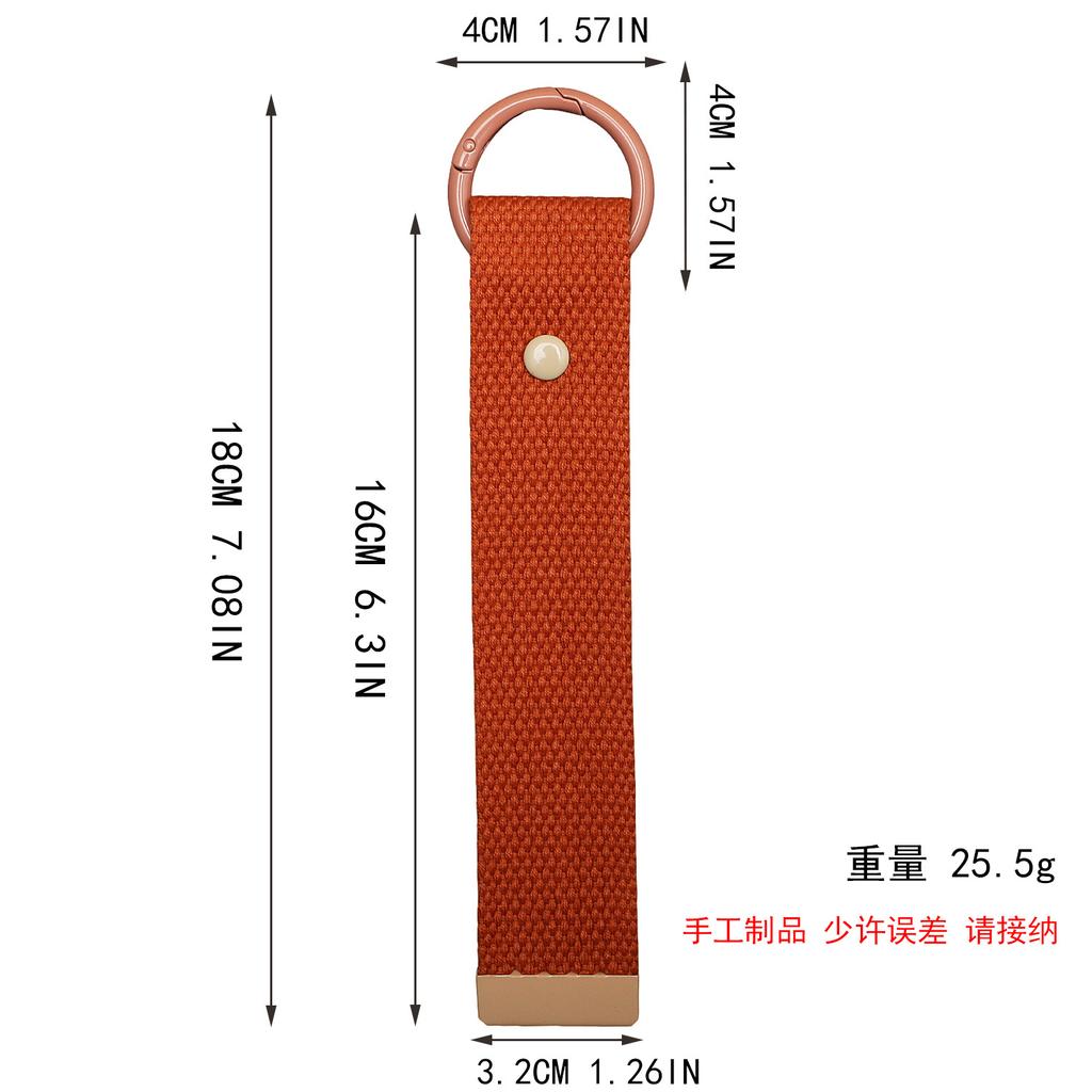 Korean Handmade Webbing Cloth Sticker Diy Pendant Keychain Bag Pendant Dopamine Ins Polyester Pendant