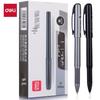 Deli S26 0.7mm Black Gel Pen, 12-Pack